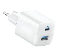 Ładowarka i akumulator ANKER 323 33W 1x USB-A 1xUSB-C biała